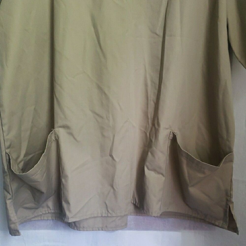 Natural Uniforms Scrub Top Tan Scrubs Medical Vet Dental 2XL - Picture 5 of 8